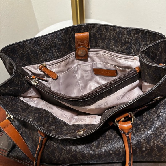 Michael Kors Brown Signature Tote - Picture 3 of 5
